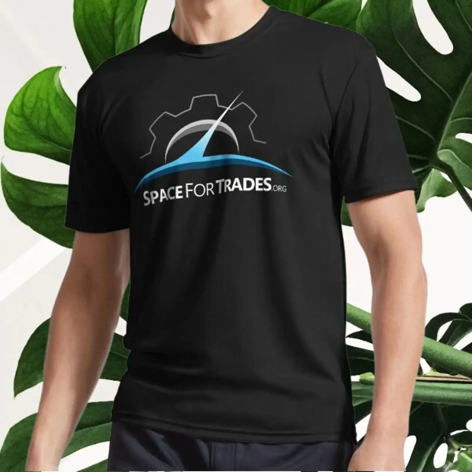 Vintage Fashion Org - Новая футболка SpaceForTrades org с логотипом,
