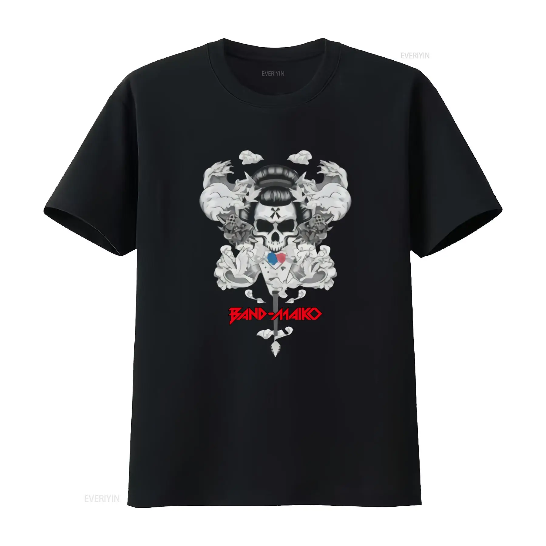 Vintage Fashion Buyer - Футболка Band Maiko с дизайном черепа,