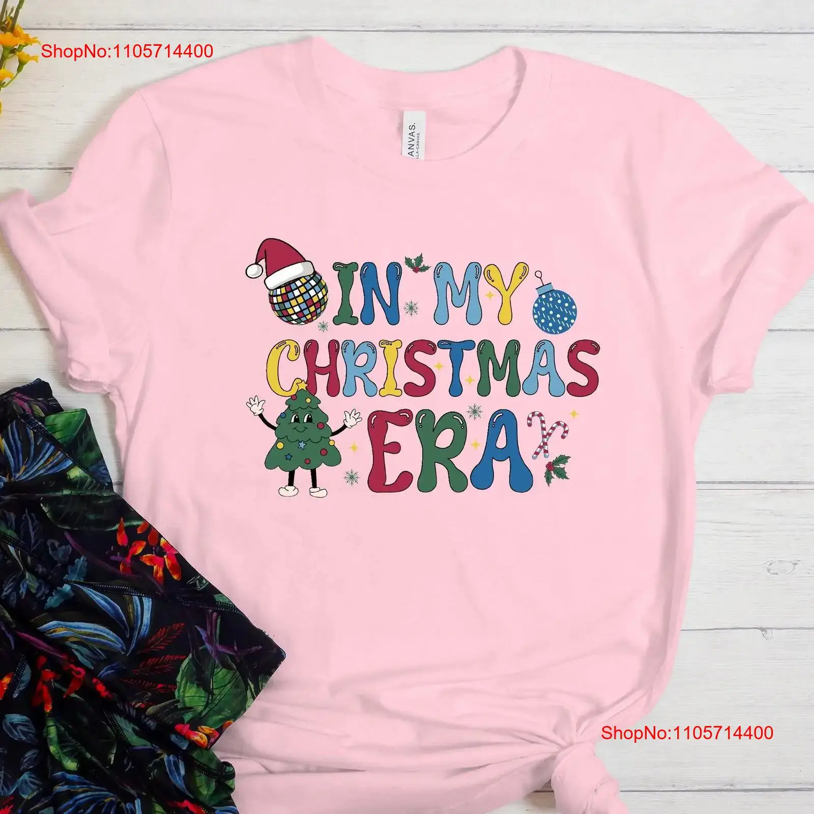 Vintage Fashion Eras - Футболка In My Christmas Era для