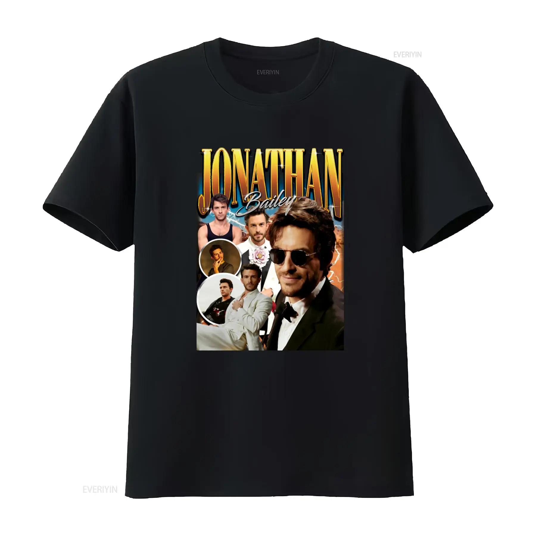 Vintage Fashion Buyer - Футболка Jonathan Bailey: Стильная мужская модная