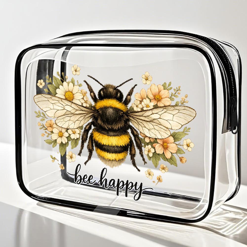 Vintage Fashion Org - Дорожные косметички Bumble Bee Floral 