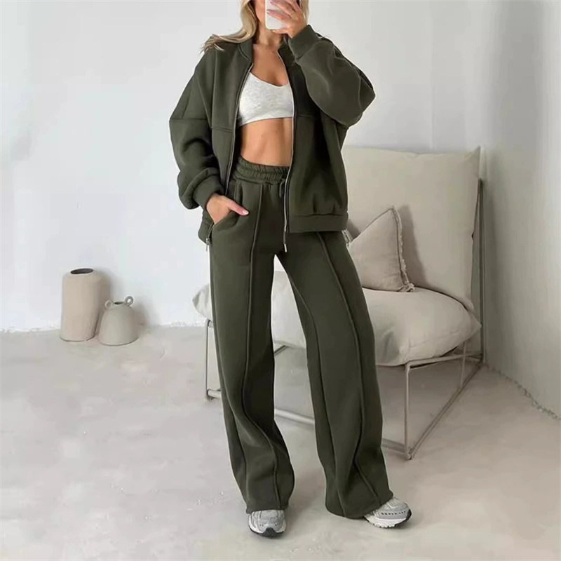 2025 Толстовка, костюм-двойка, – обзор и цена Wide Leg Trouser 70S