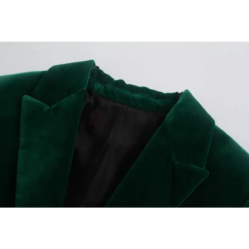 Элегантный бархатный женский п – обзор и цена Velvet Blazer Vintage