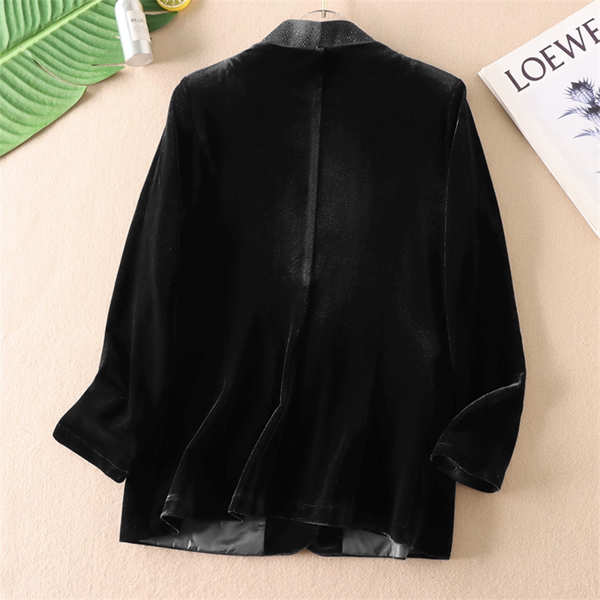 Осень-зима, большой размер, ви – обзор и цена Velvet Blazer Vintage
