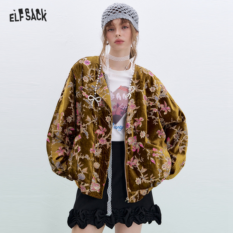 Золотистая бархатная куртка EL – обзор и цена Velvet Blazer Vintage