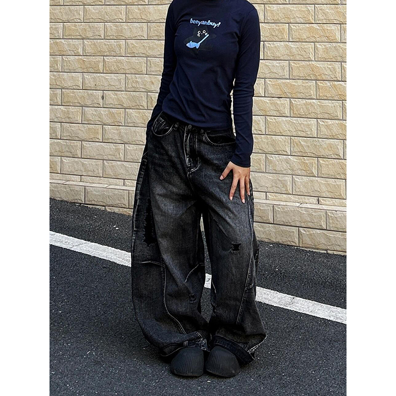 ZHIZOU Женщины Tomboy Dark Aca – обзор и цена Mom Jean High Rise