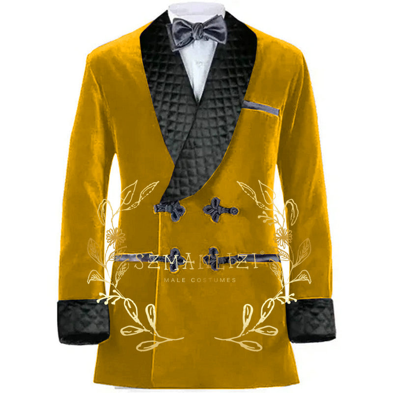 Двубортный фиолетовый бархатны – обзор и цена Velvet Blazer Vintage