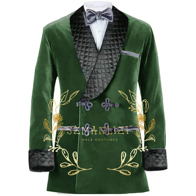 Двубортный фиолетовый бархатны – обзор и цена Velvet Blazer Vintage